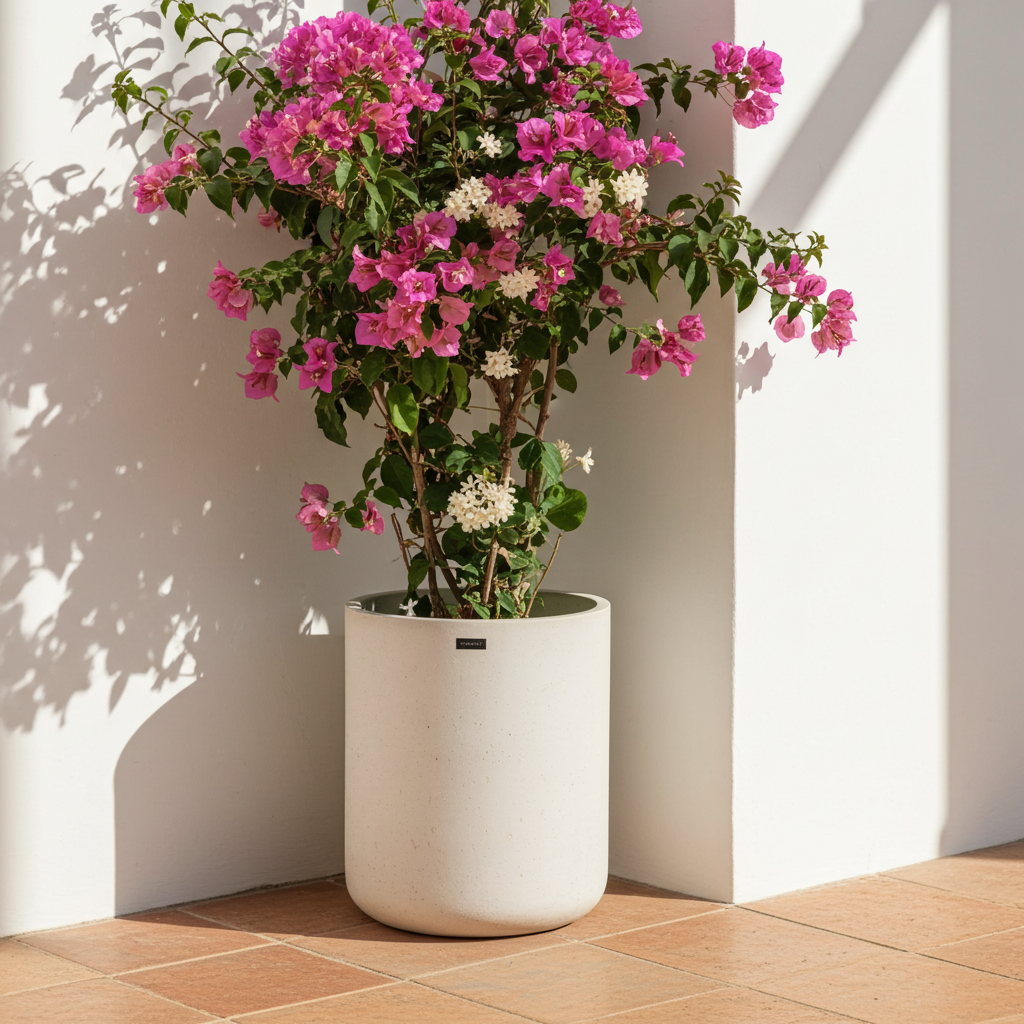 Pots minimaliste Luna en Béton