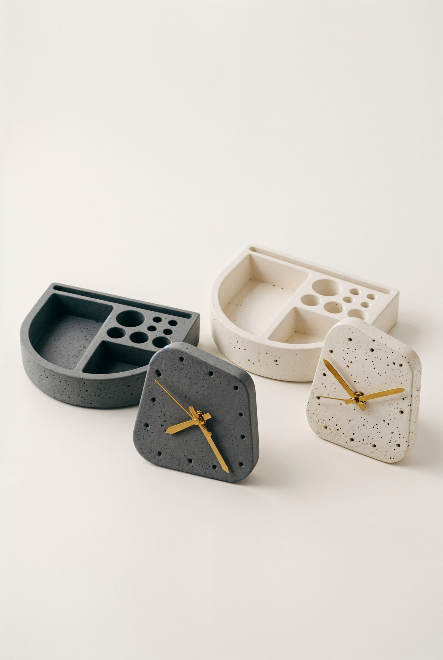 Pack Harmonie bureau en béton et bois — collection
