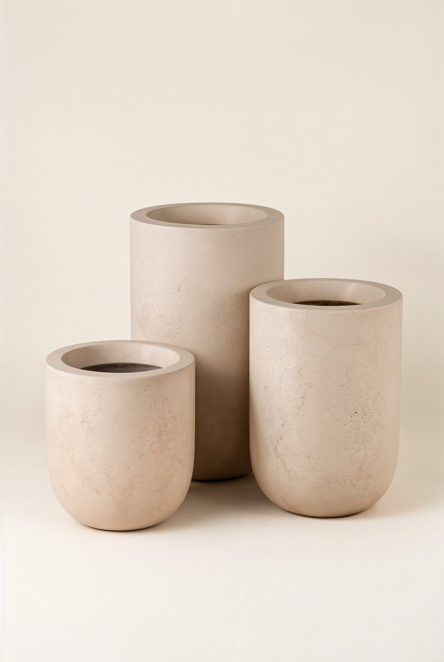 Pot Cylindrique en béton sur mesure -UrbanStone — collection