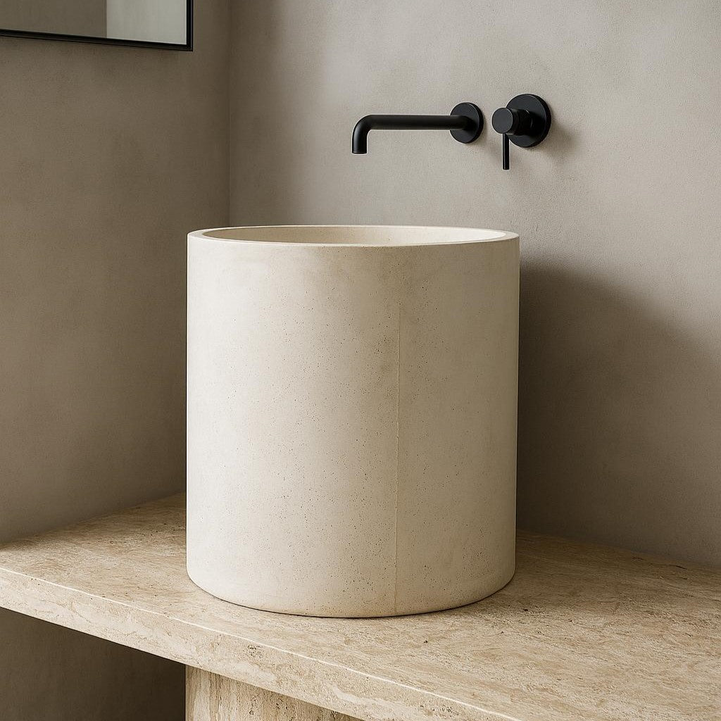 Vasque Totem en béton style contemporain ismant 2