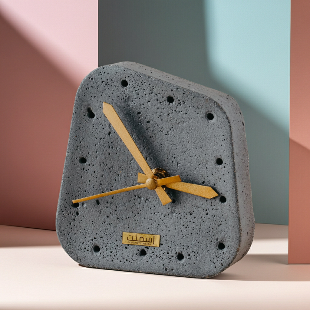 Horloge Ora en béton GFRC Palette de couleurs