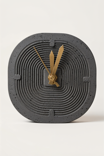 Horloge à poser Dune en beton GRFC — studio