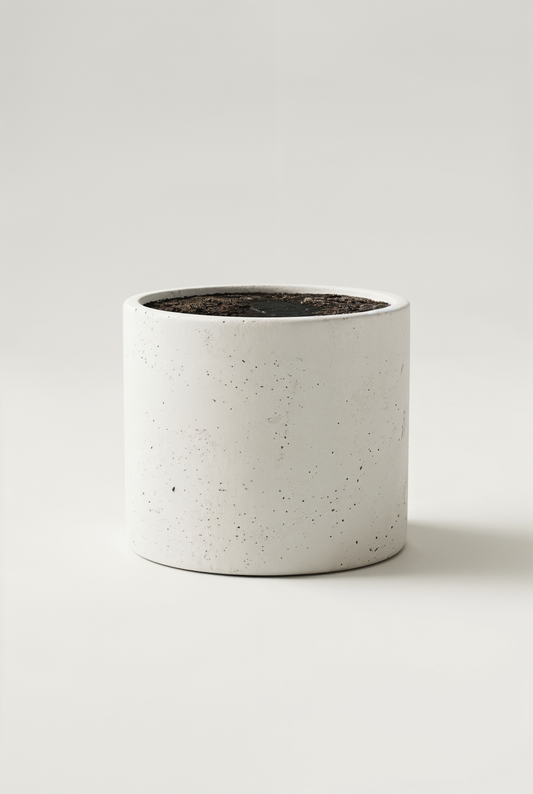 Pot Olivo cylindrique en béton GFRC — studio