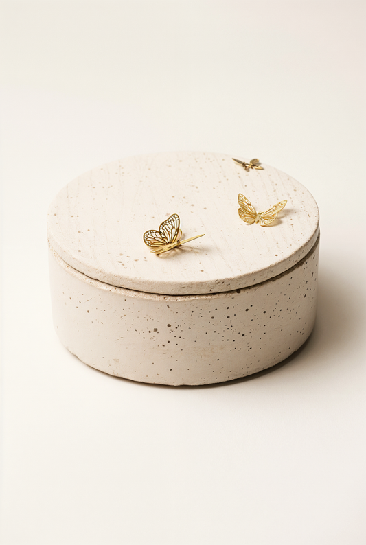 Boîte de chocolat Ephémère en béton — studio