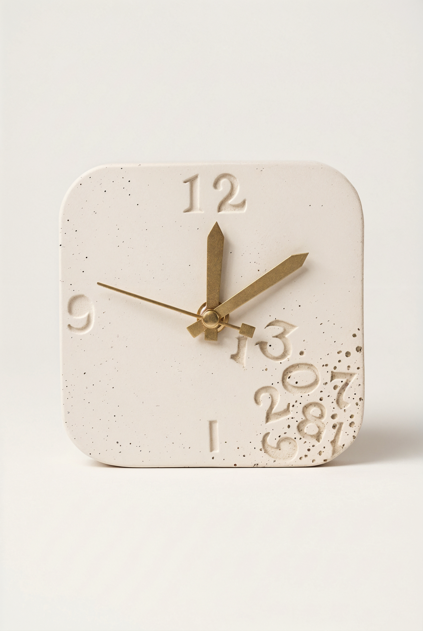 Horloge à poser design moderne en béton – Huruf — studio