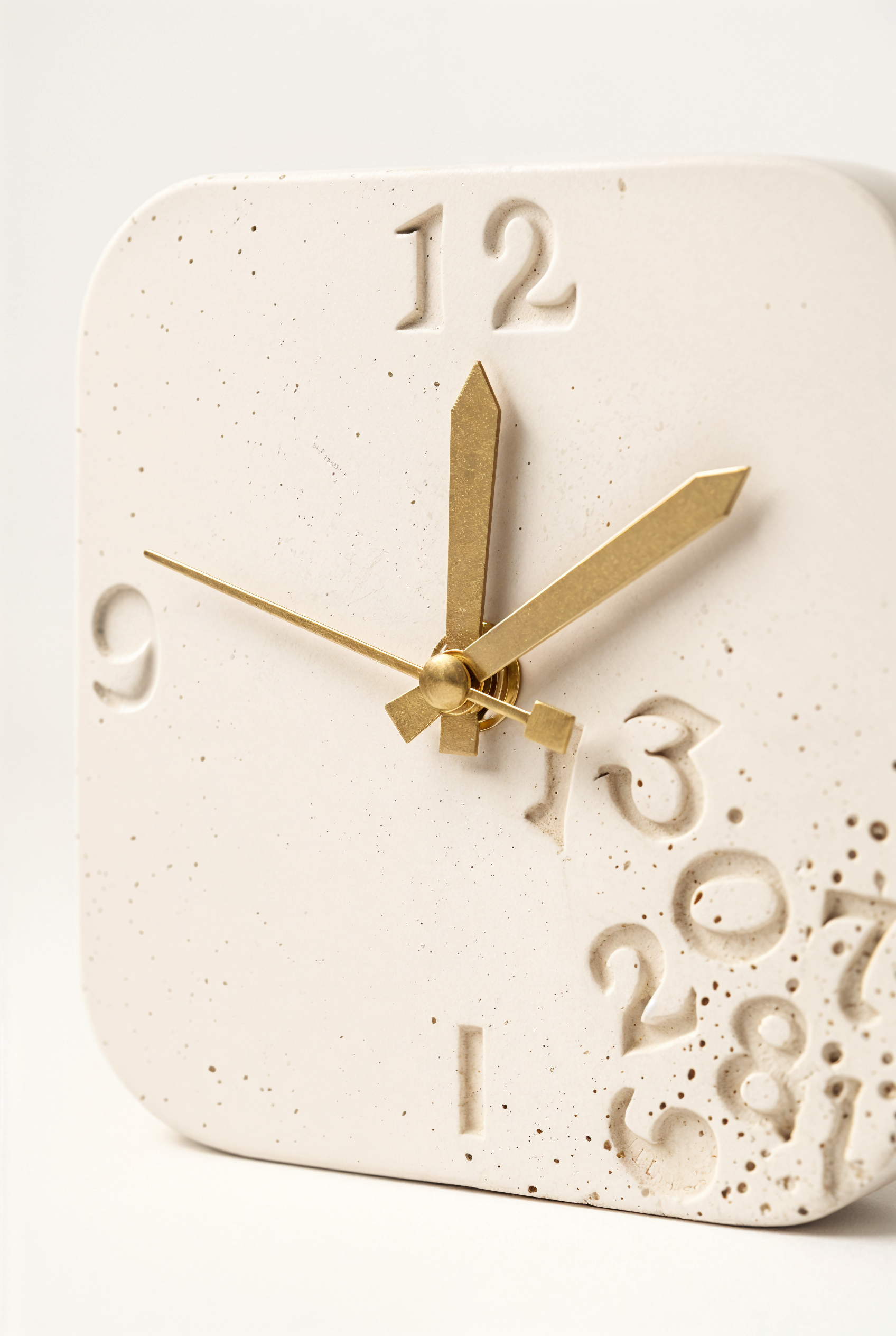 Horloge à poser design moderne en béton – Huruf — studio
