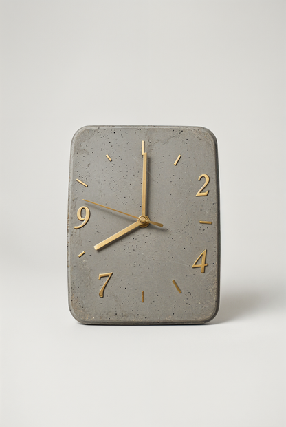 Horloge à poser en béton GFRC. — studio