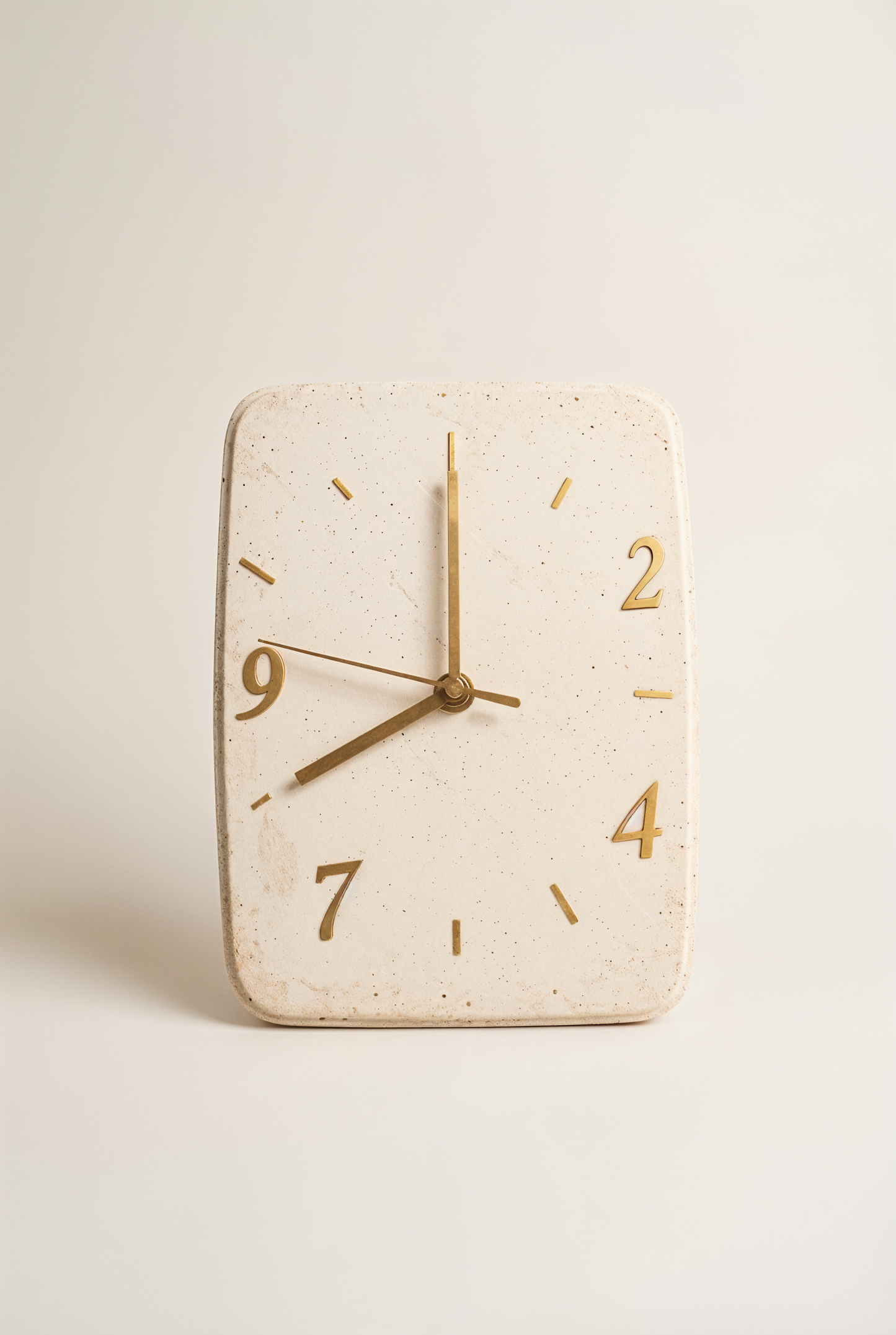 Horloge à poser en béton GFRC. — studio