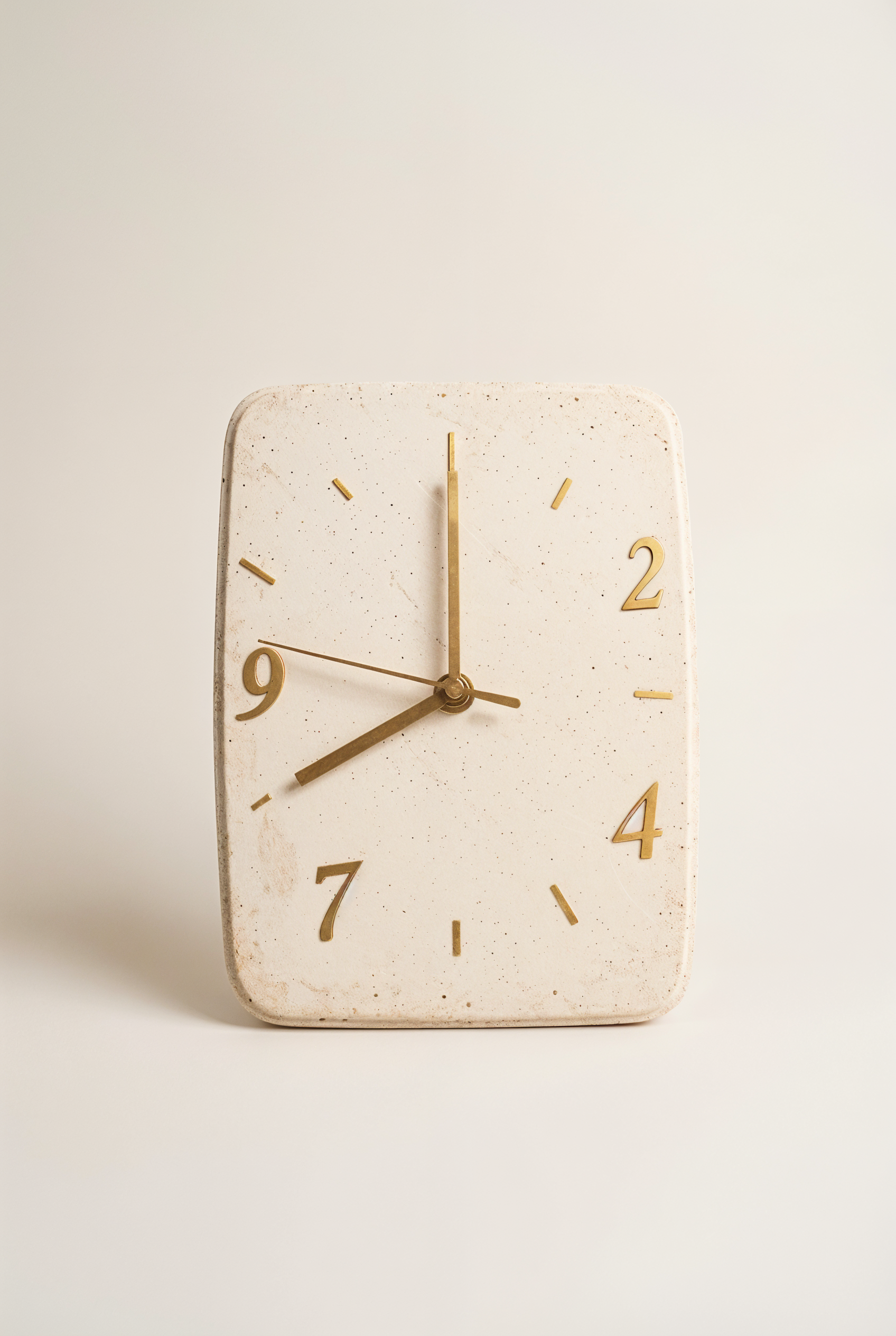 Horloge à poser en béton GFRC. — studio