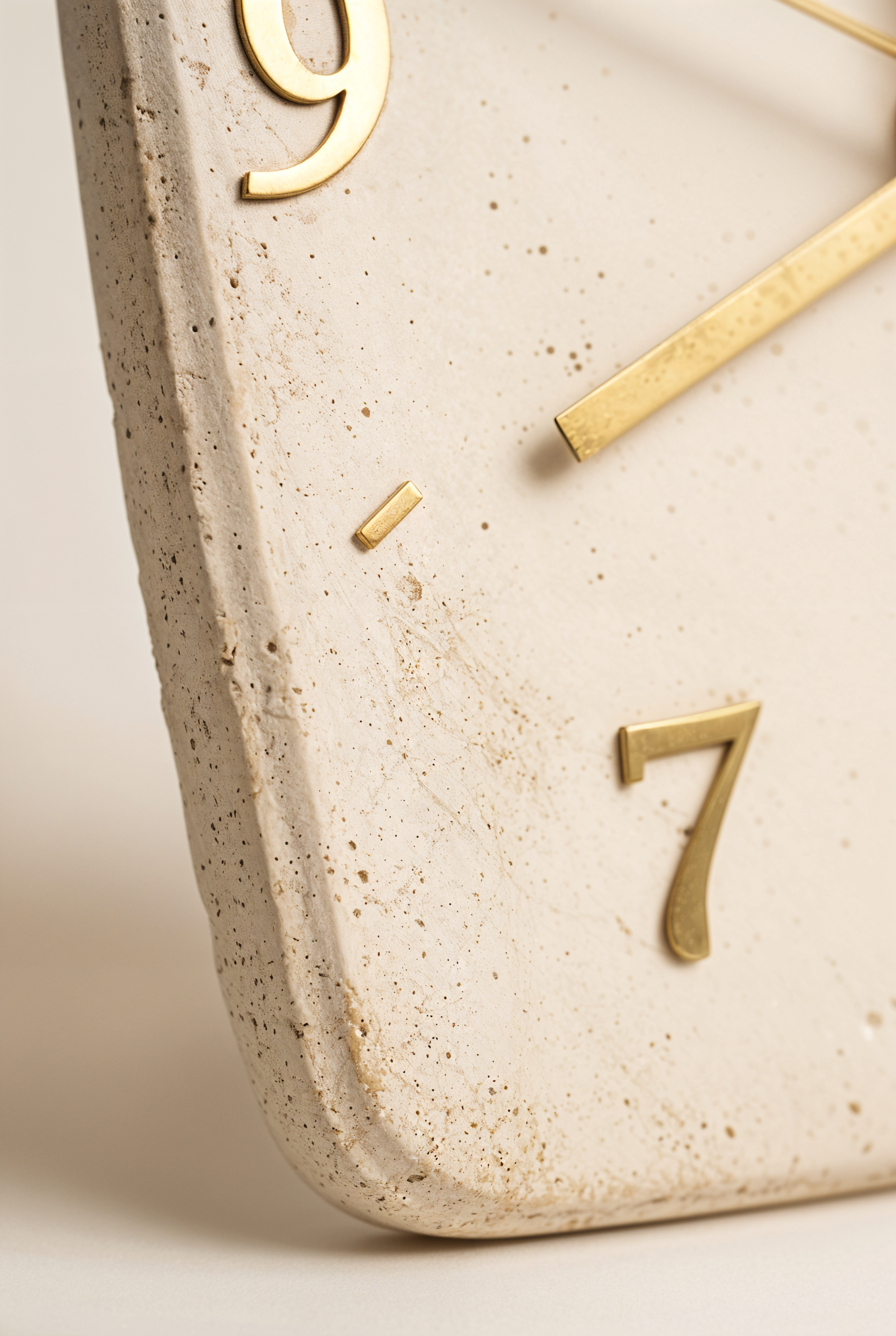 Horloge à poser en béton GFRC. — studio