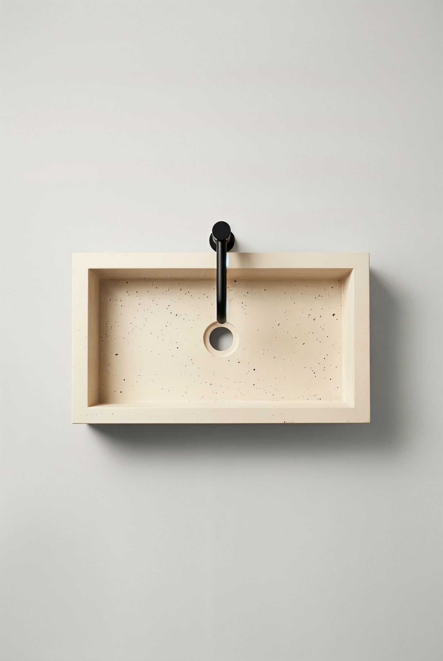 Vasque Recta rectangulaire en béton — studio