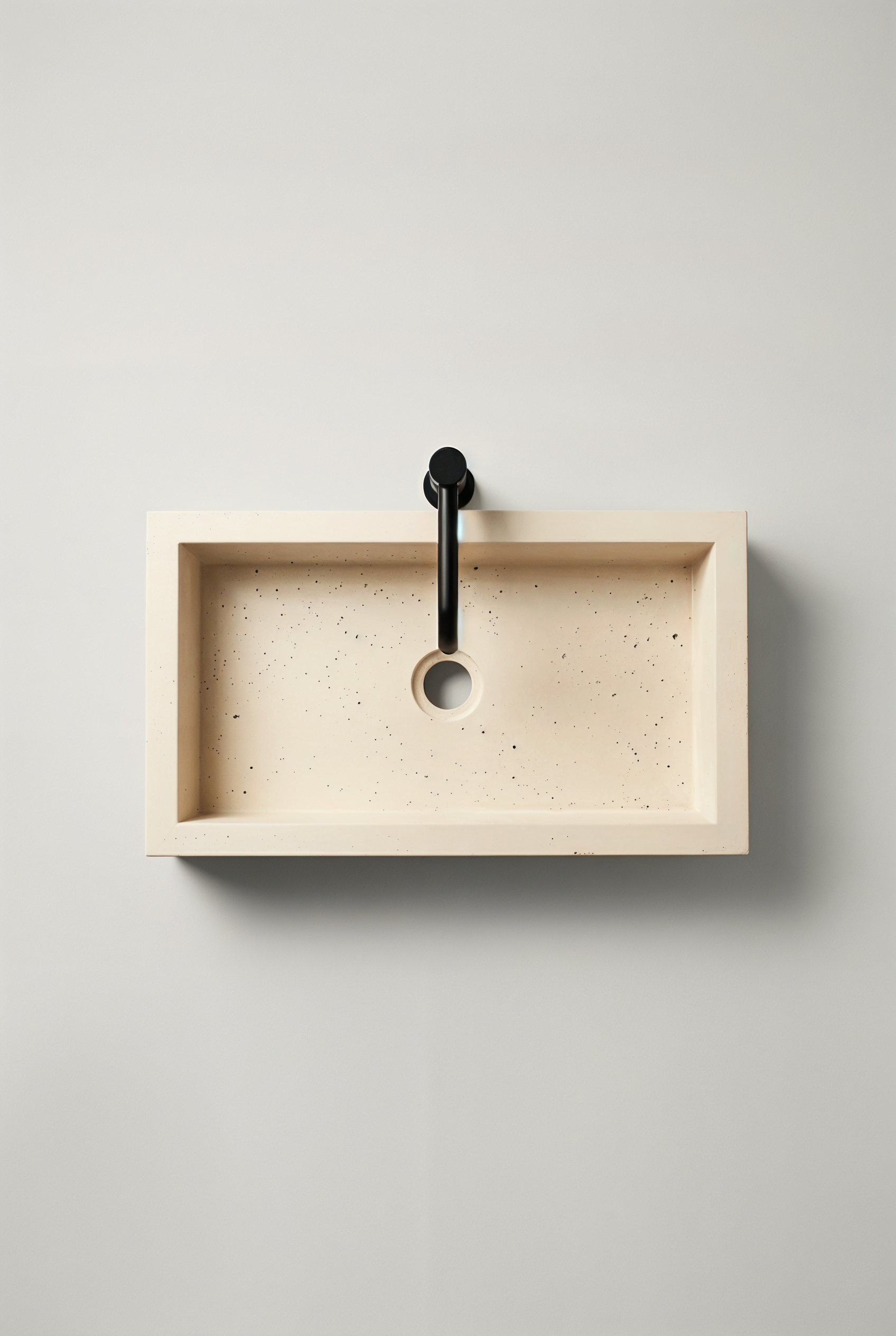 Vasque Recta rectangulaire en béton — studio