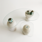 Duo Éclipse Tables en béton GFRC et verre — studio