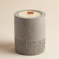 Bougie béton en cire de soja parfumée Dune — studio