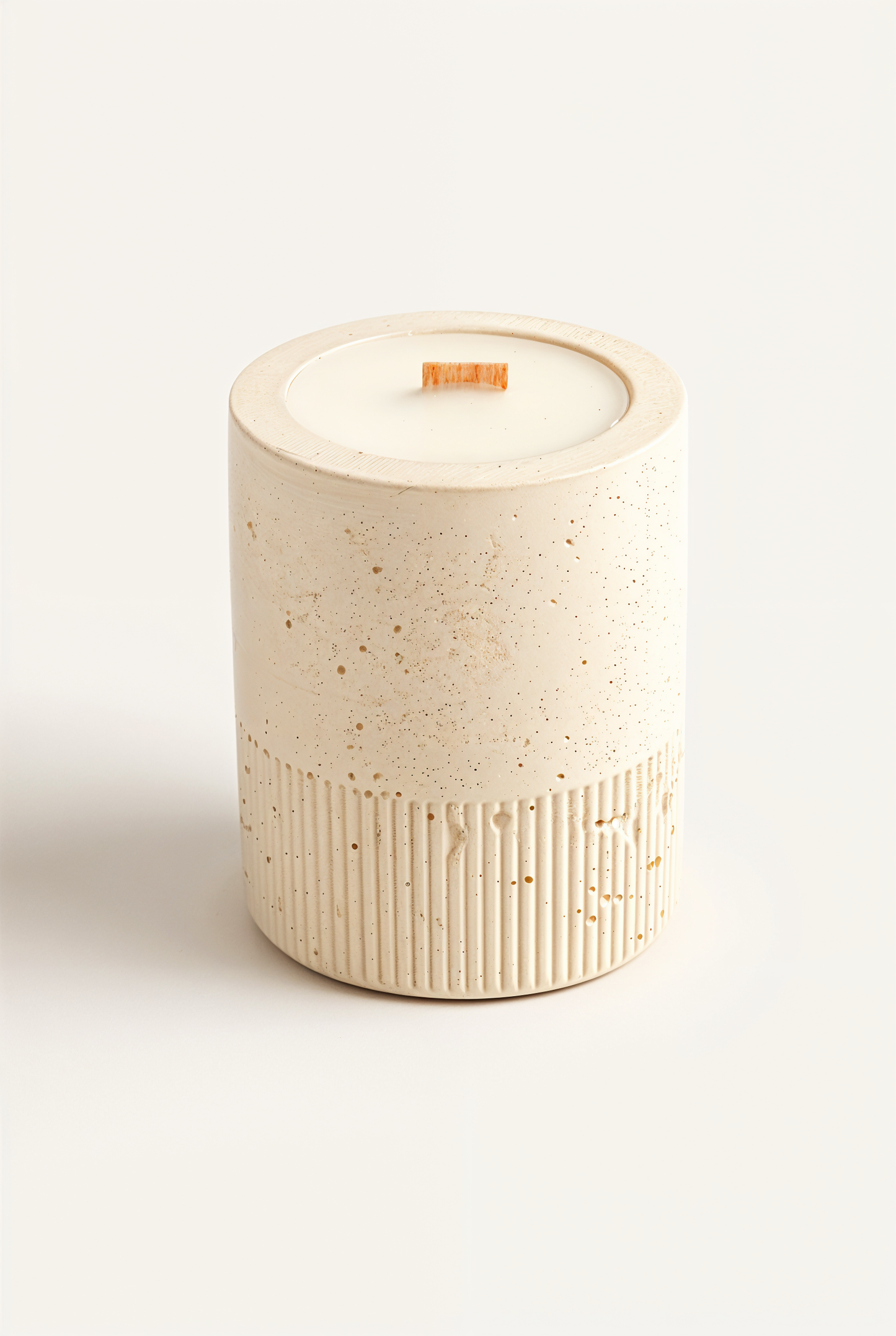 Bougie béton en cire de soja parfumée Dune — studio
