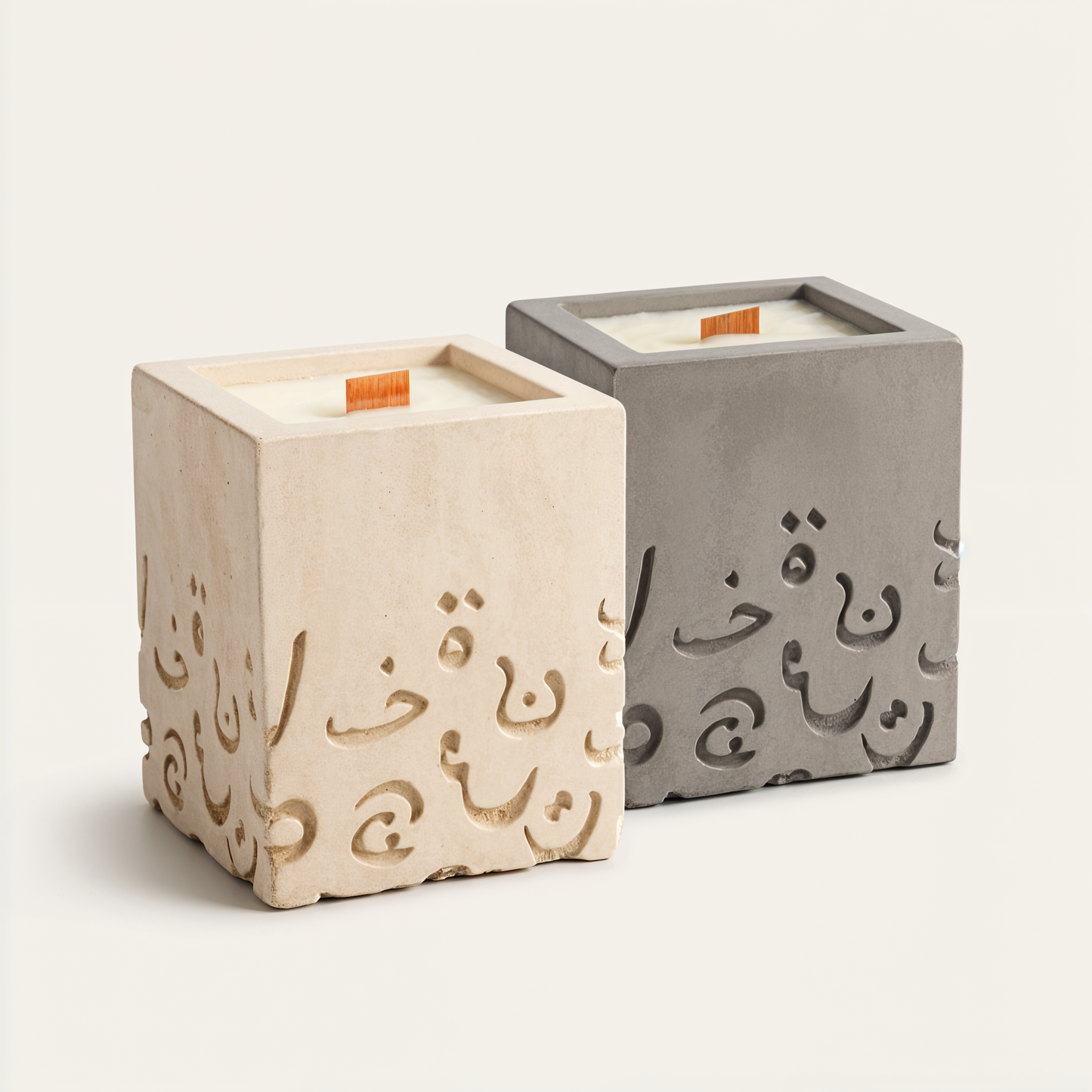 Bougie Huruf en cire de soja parfumée — collection