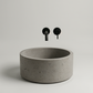 Vasque Cylia minimaliste en béton GFRC — studio