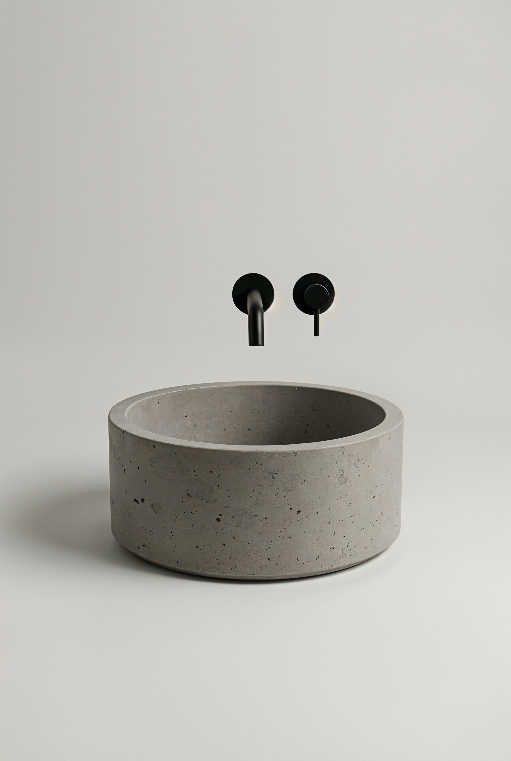 Vasque Cylia minimaliste en béton GFRC — studio
