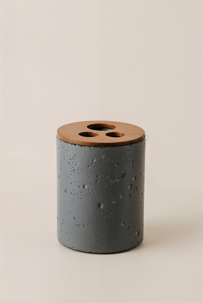 Porte Brosse à Dents bois et beton — studio