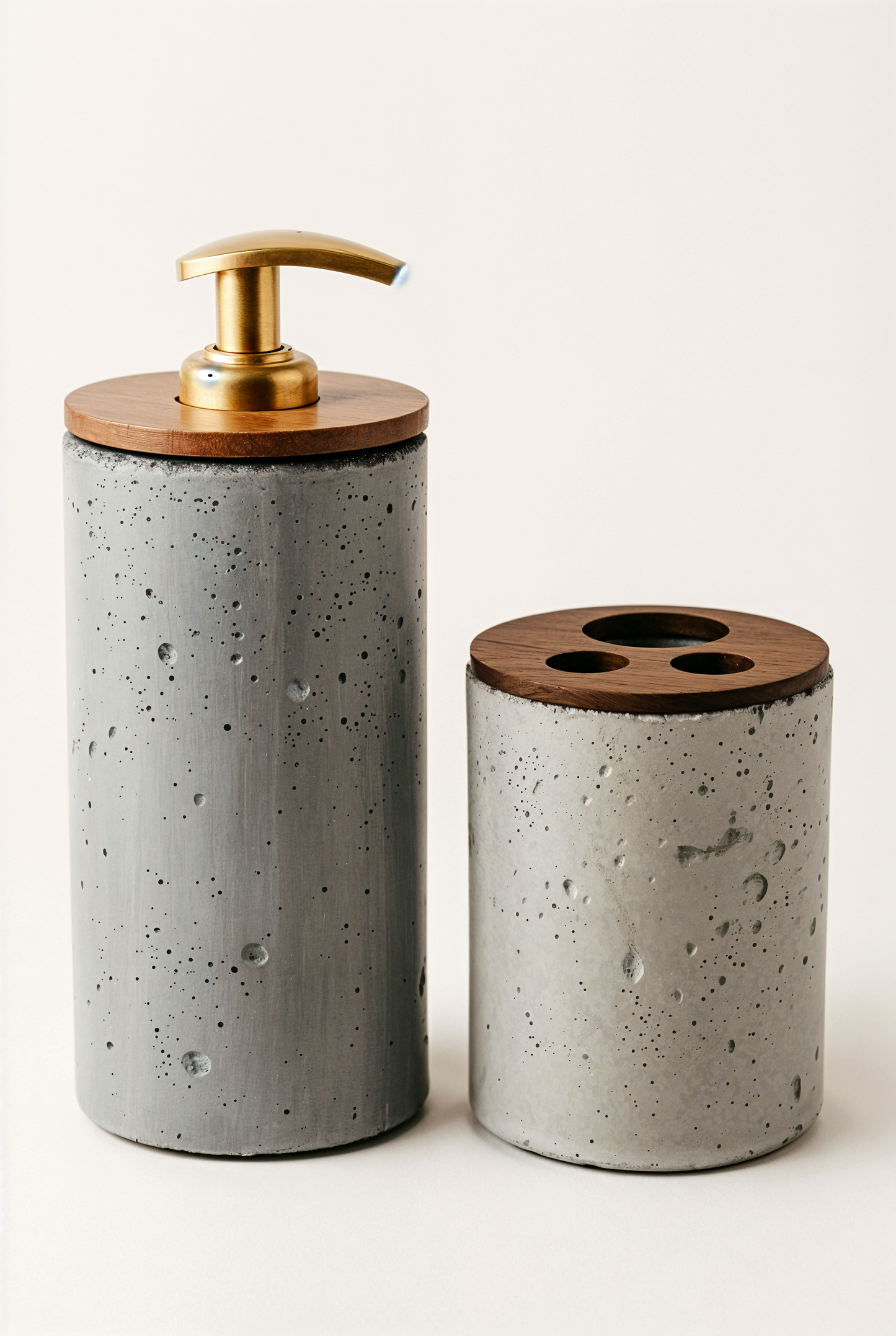 Porte Brosse à Dents bois et beton — studio