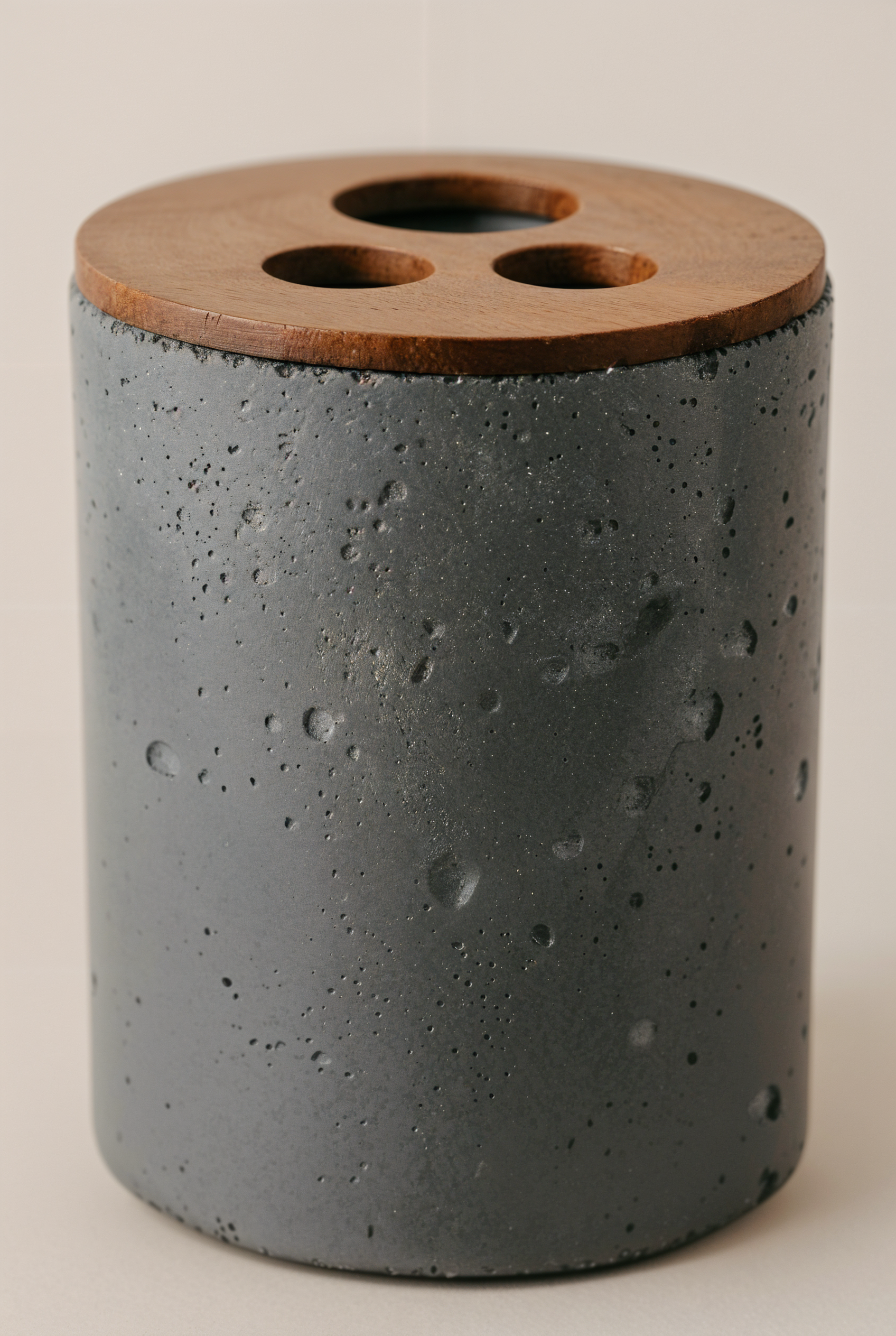 Porte Brosse à Dents bois et beton — studio