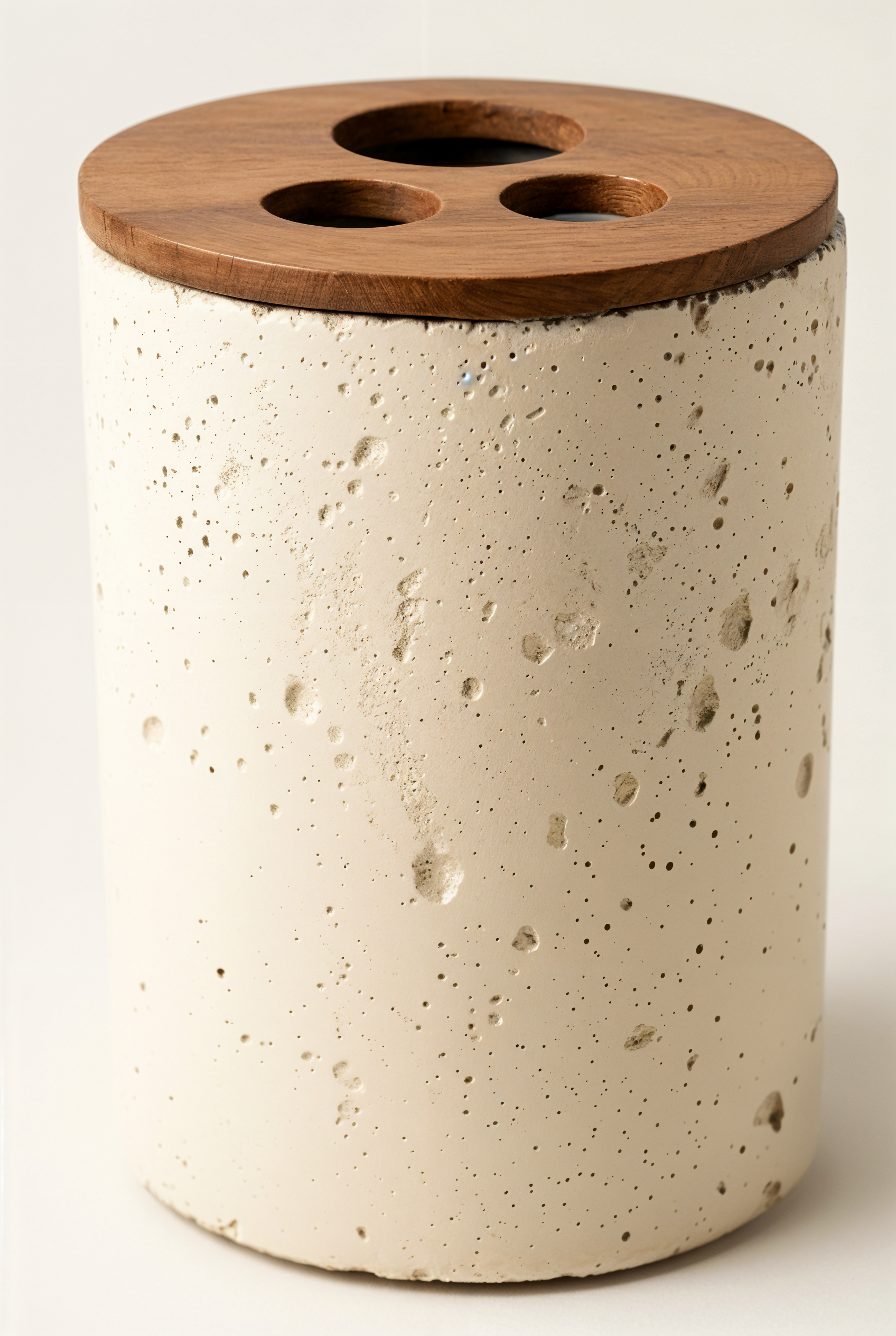 Porte Brosse à Dents bois et beton — studio