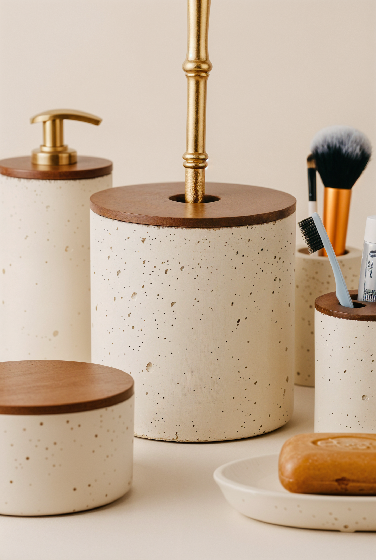 Porte Brosse en béton de Toilette — studio