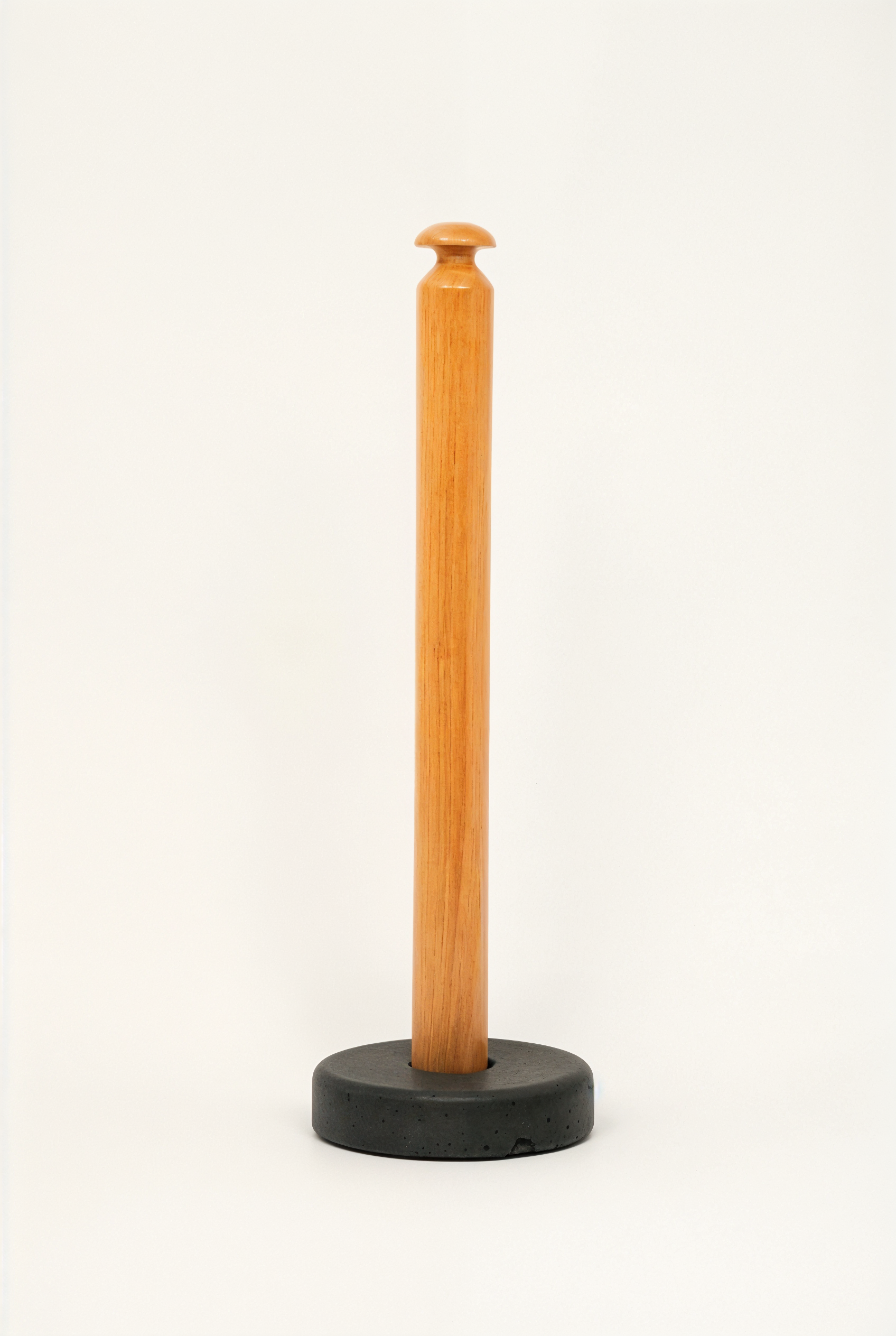 Porte essuie-tout en béton et bois — studio