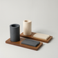 Set de bureau béton sur support en bois — collection