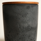 Pot en Béton avec Couvercle en Bois — studio