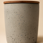 Pot en Béton avec Couvercle en Bois — studio