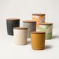 Pot en Béton avec Couvercle en Bois — collection