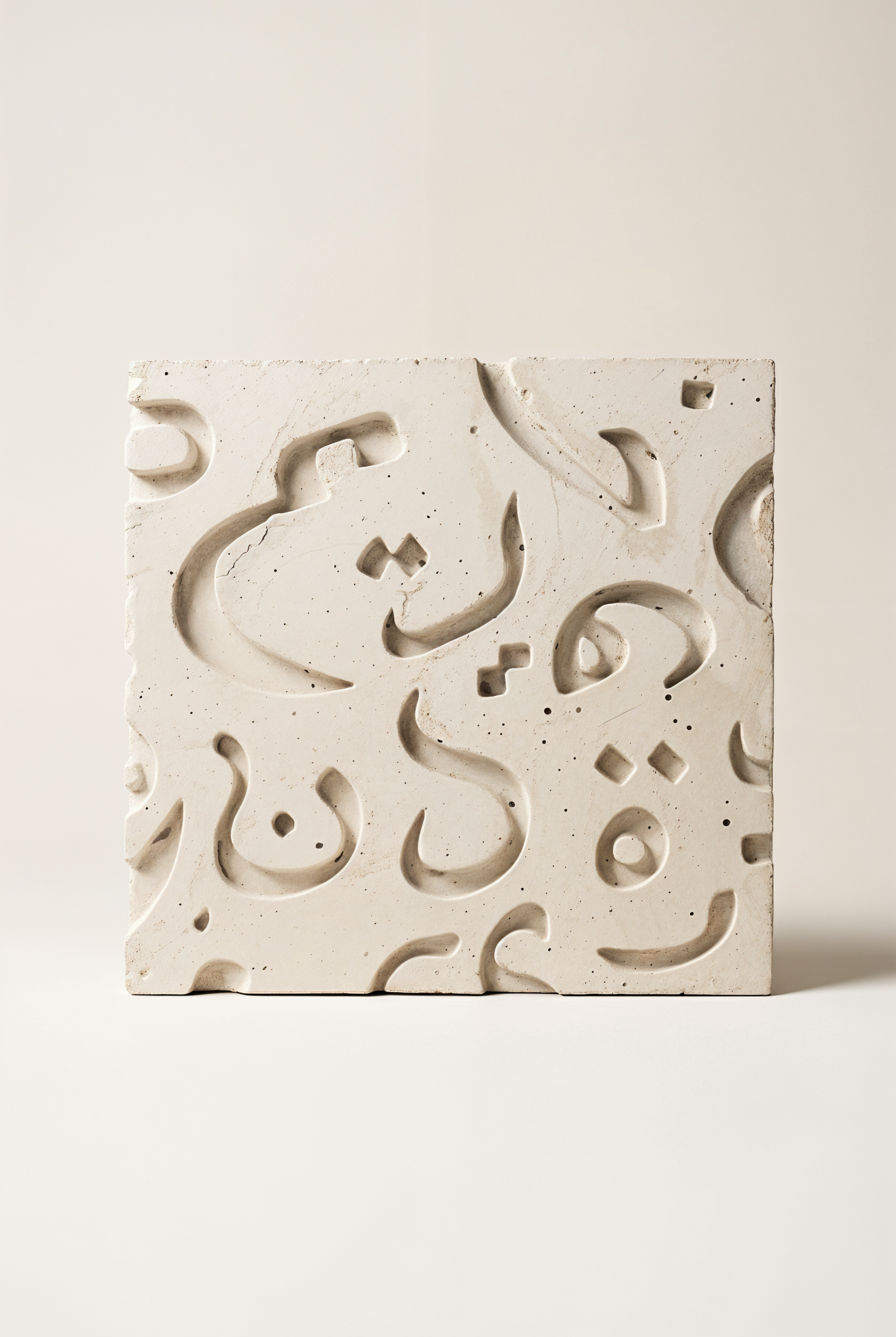Sous-verre en beton GRFC Huruf — studio