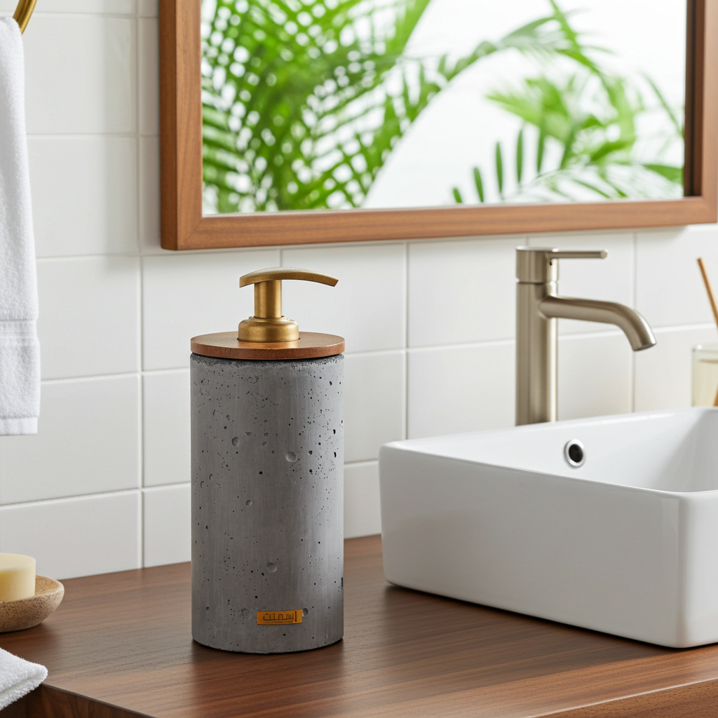 Distributeur Savon Liquide en béton