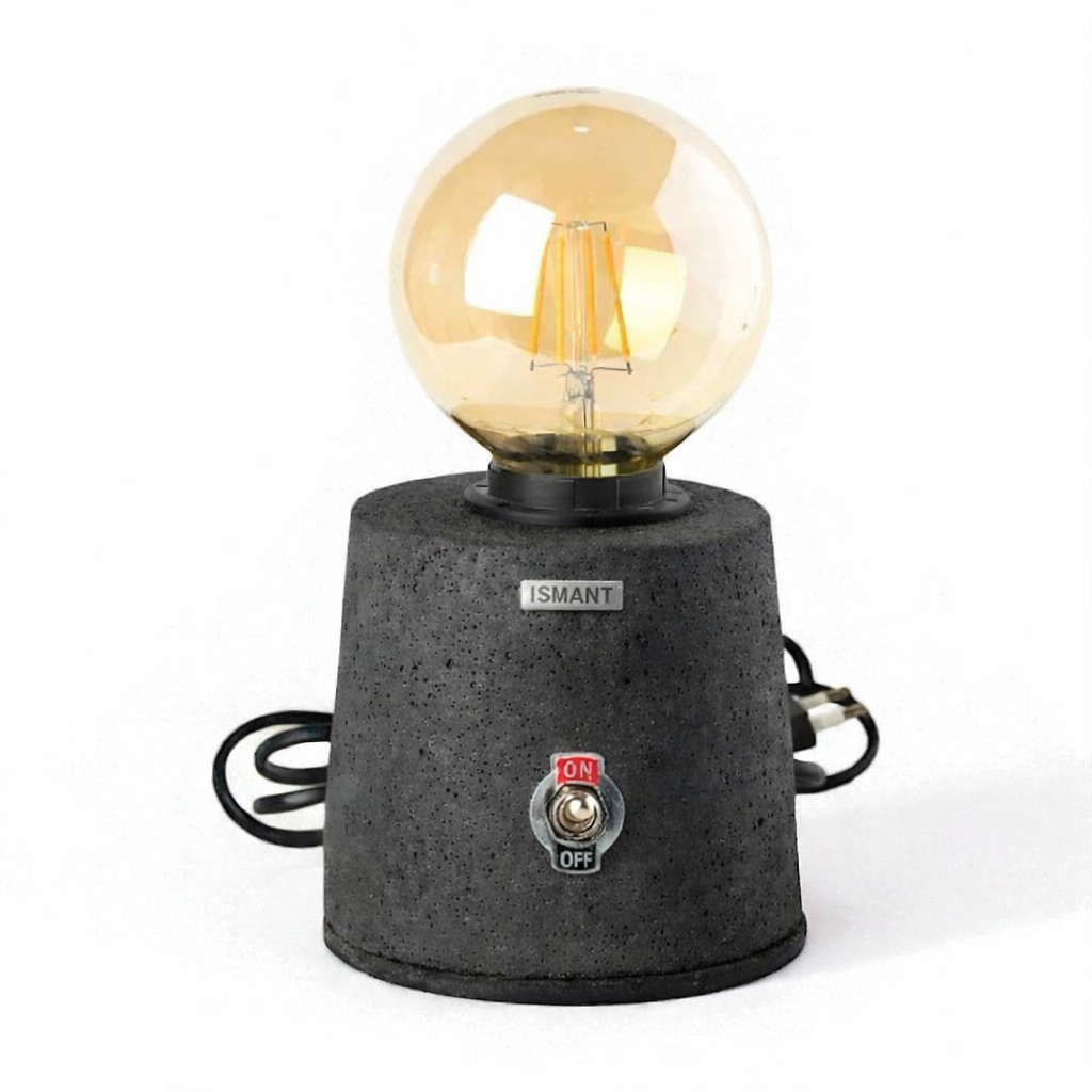 Dhaweya Lampe à poser en beton GFRC