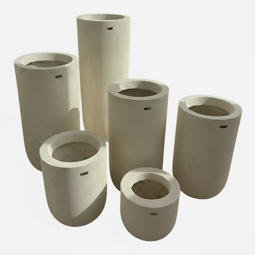 Pot Cylindrique en béton sur mesure -UrbanStone Ismant 1