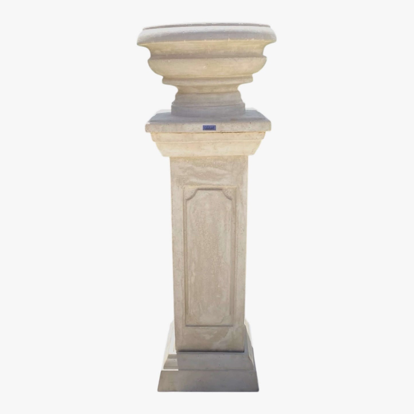 Pot baroque avec colonne en béton GFRC-ismant 1