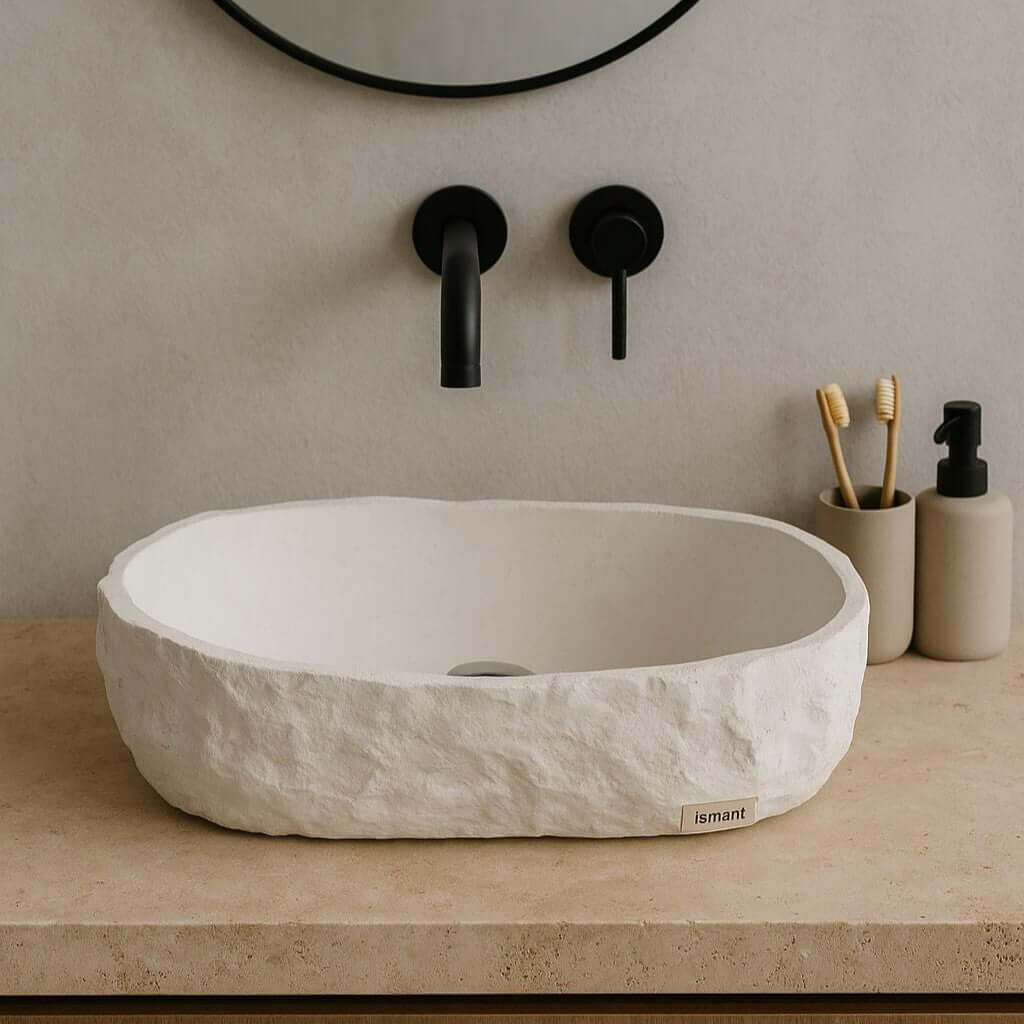 Vasque Gaia-     en béton GFRC Ismant 1