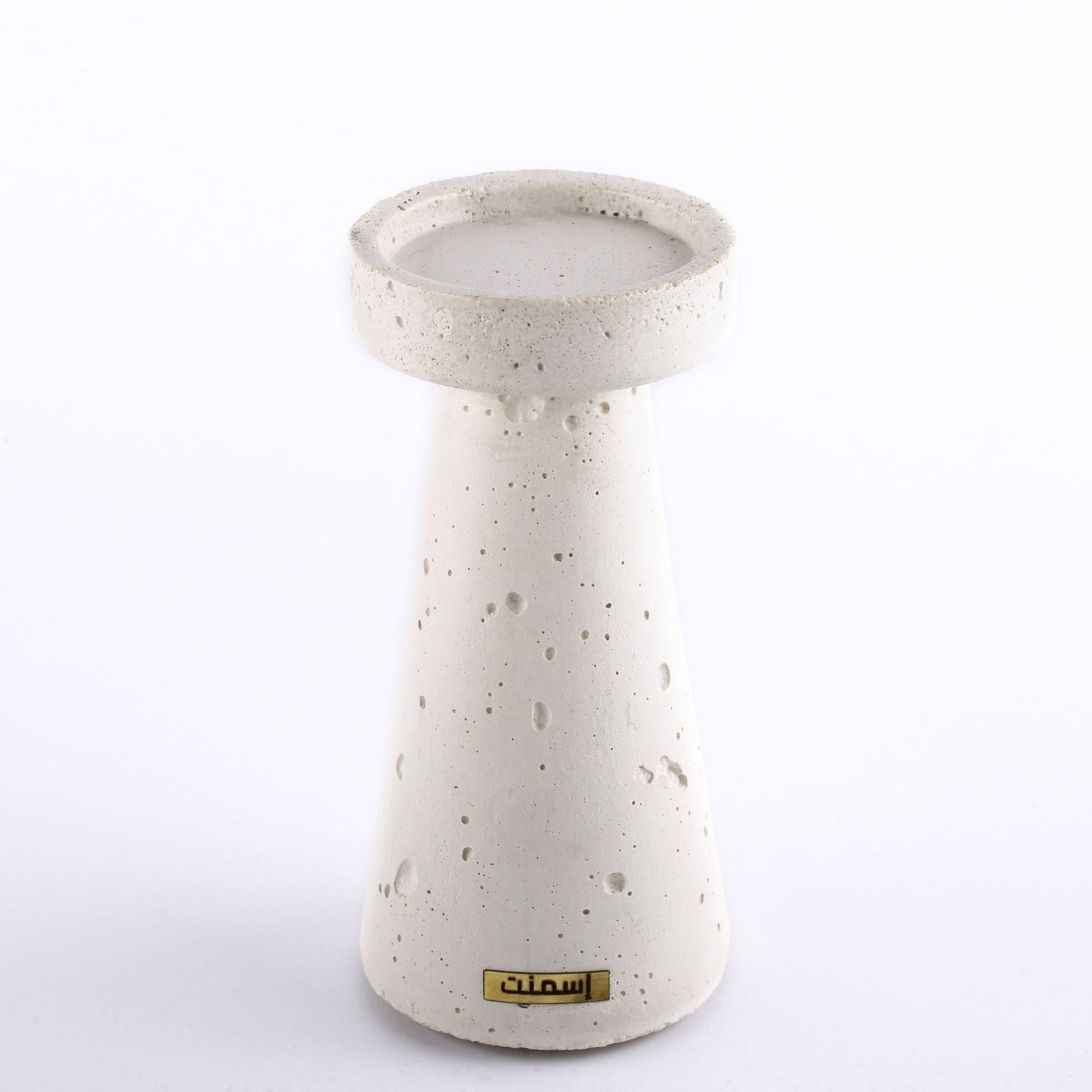 Bougie Cellium bougeoir en béton- Ismant 4