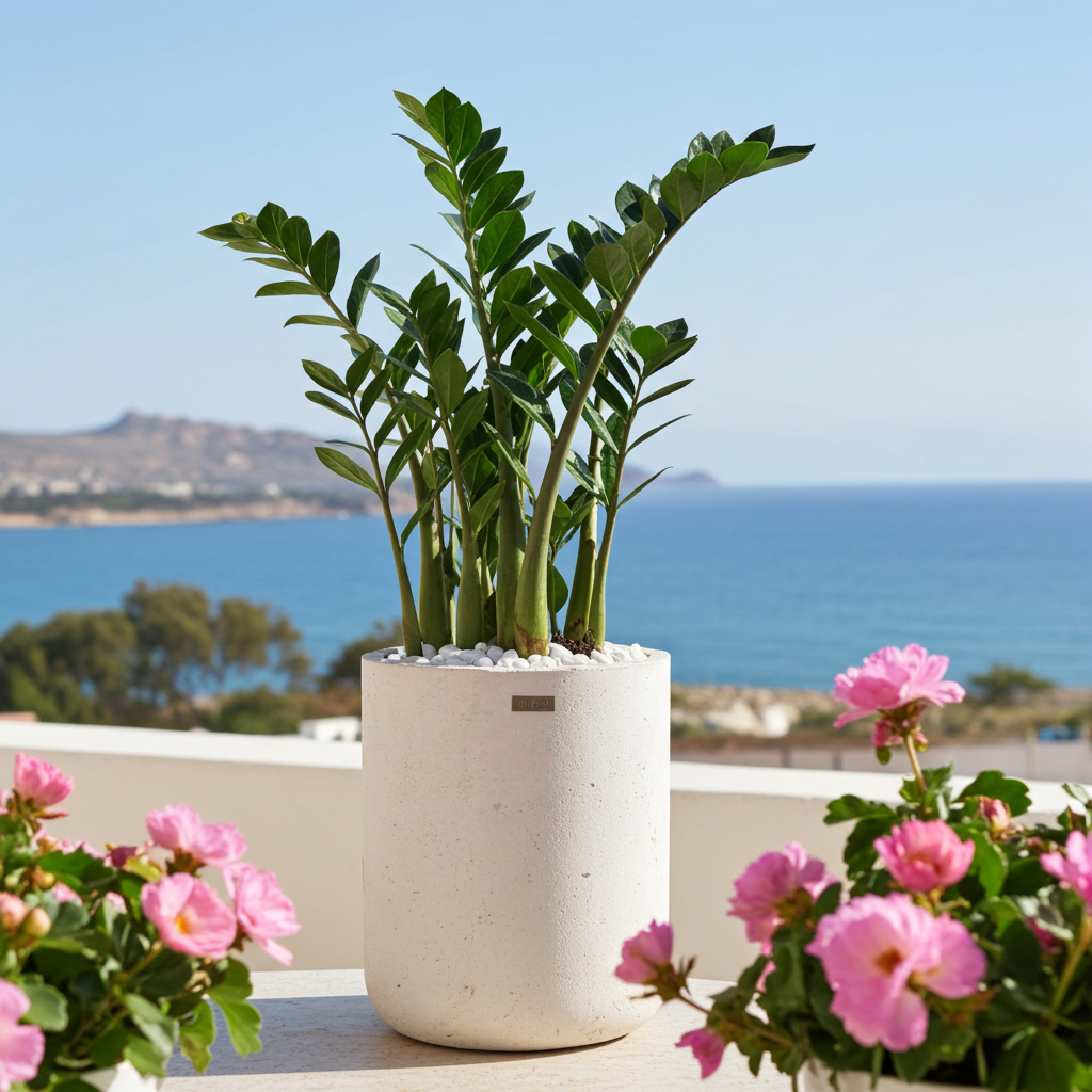 Pots minimaliste Luna en Béton