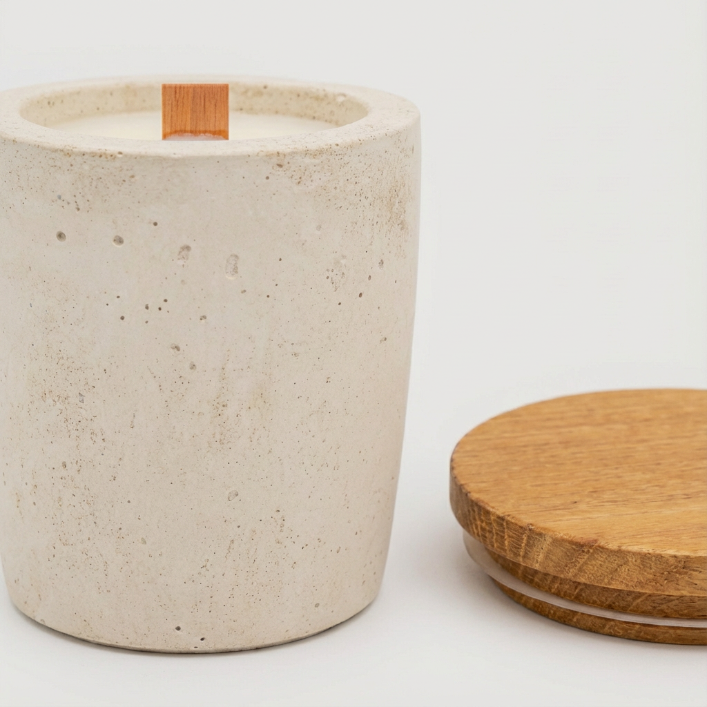 Bougie Jarre contemporaines en béton