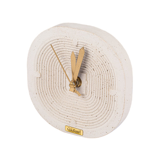 Horloge à poser Dune en beton GRFC