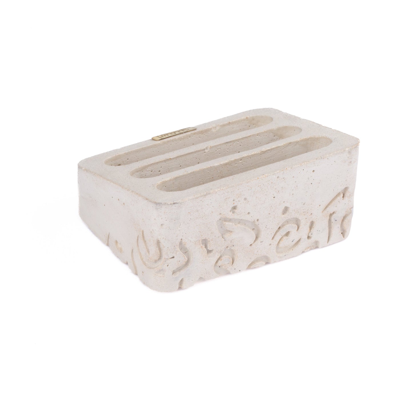 Porte-mémo Huruf en béton minimaliste