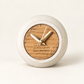 Coffret Subtil Ismant : horloge en bois gravé et diffuseur de parfum en béton