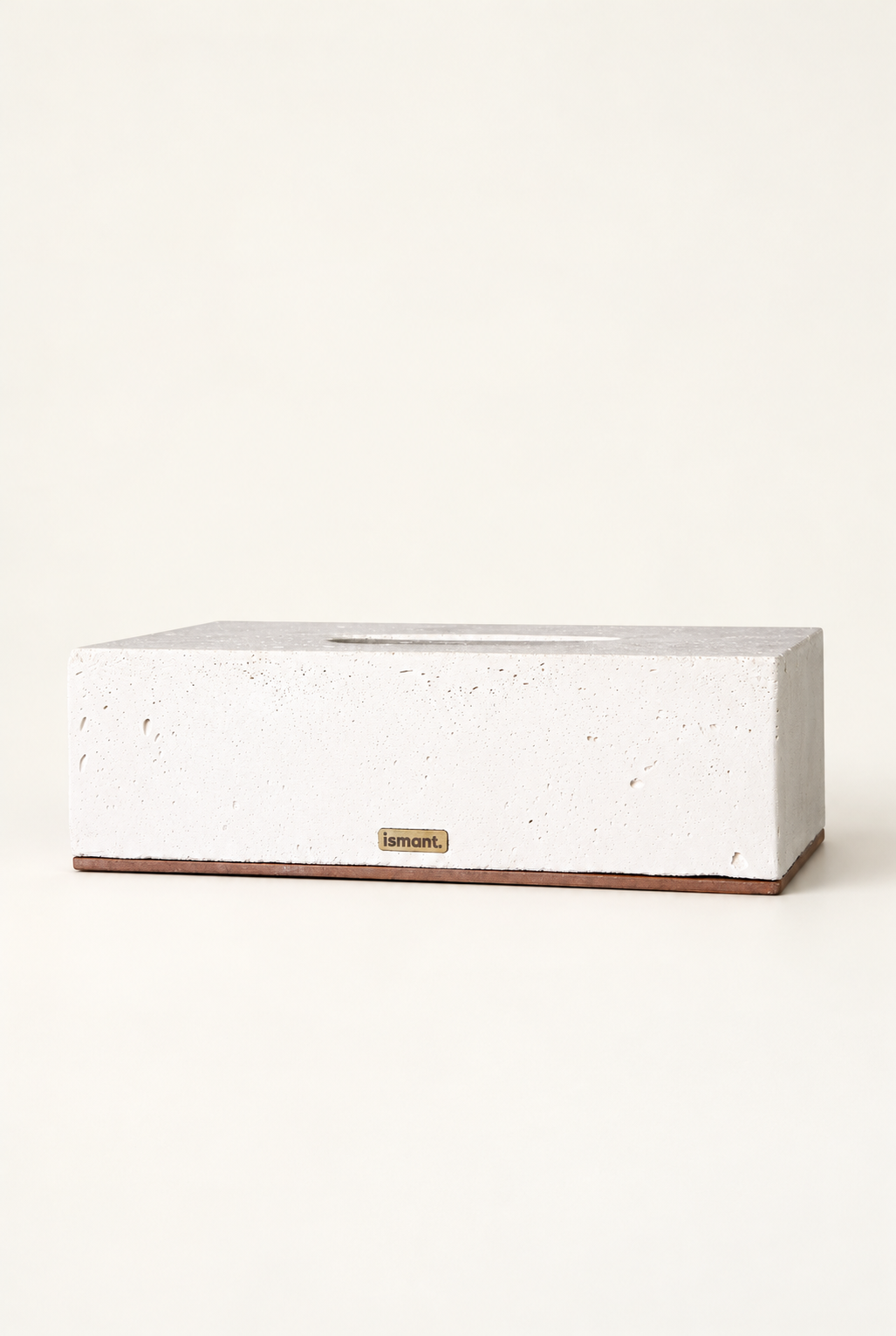 Coffret Horizon Ismant : horloge en bois gravé, boîte à mouchoirs, pot à crayons et plateau en bois
