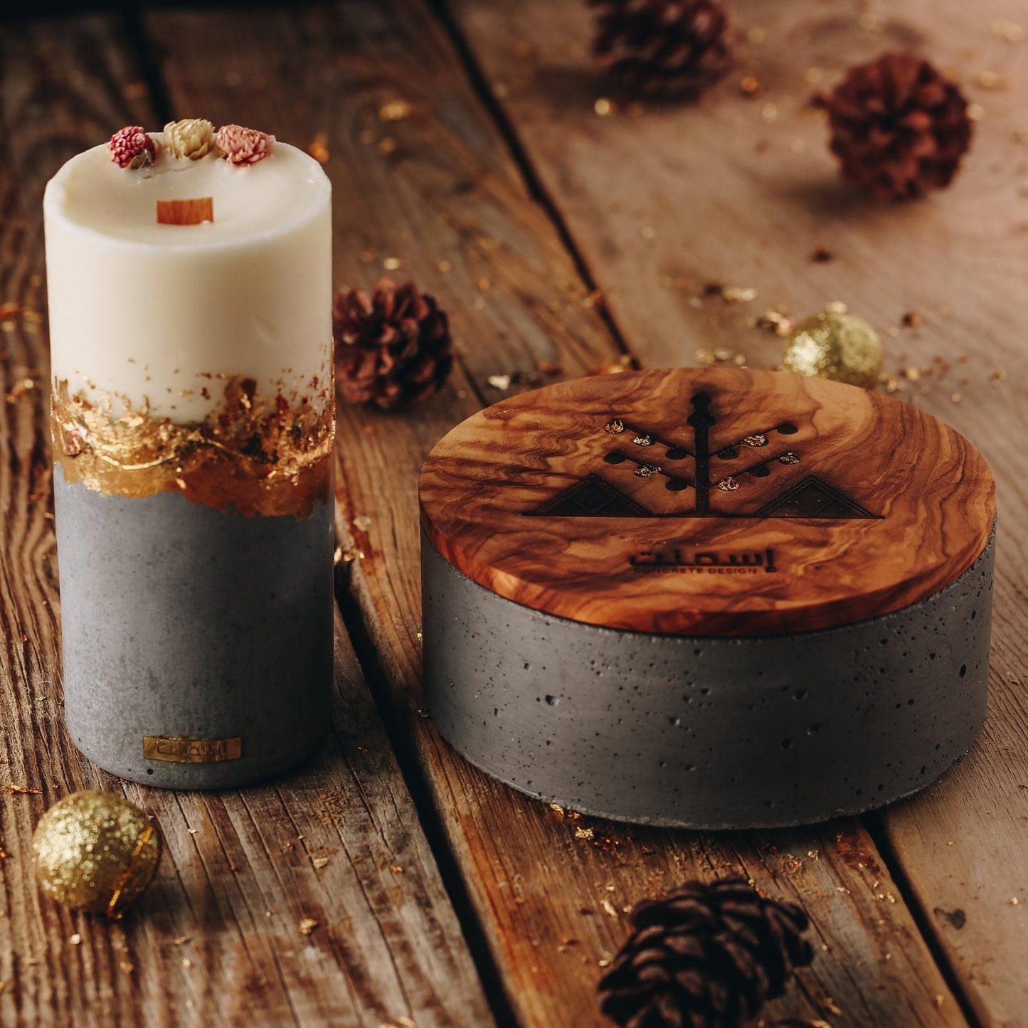 Pack Pilier - boite chocolat et bougie - Ismant