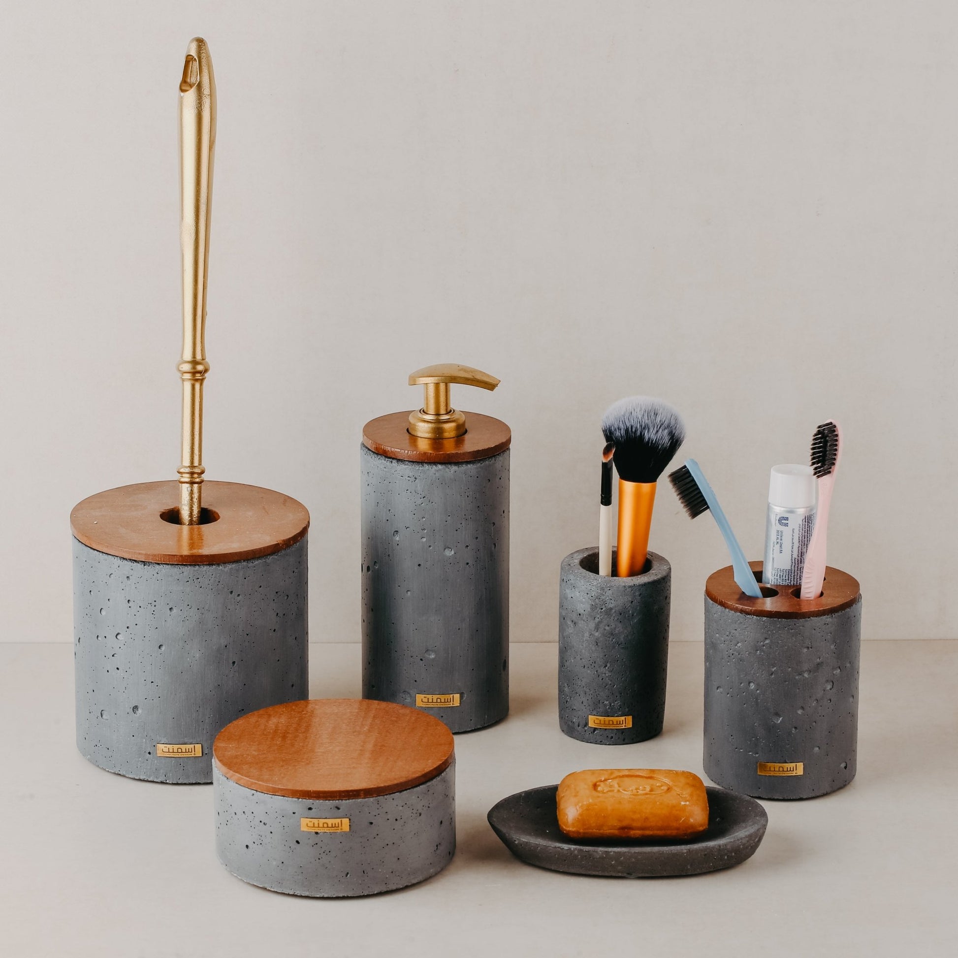 Porte Brosse en béton de Toilette - Ismant 2