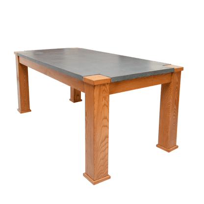 Table Daphné en beton et piètement en bois- Ismant 1