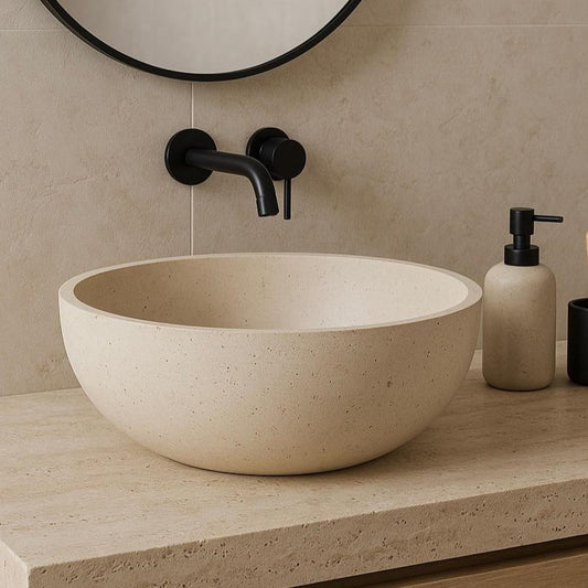 Vasque Halo de Salle de Bain en béton-Ismant 1